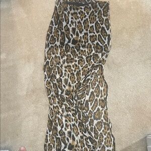 Fashion Nova Leopard Print Women's Skirt